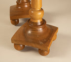WOODEN CANDLESTICKS