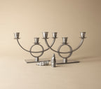PEWTER CANDELABRA