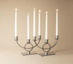 PEWTER CANDELABRA